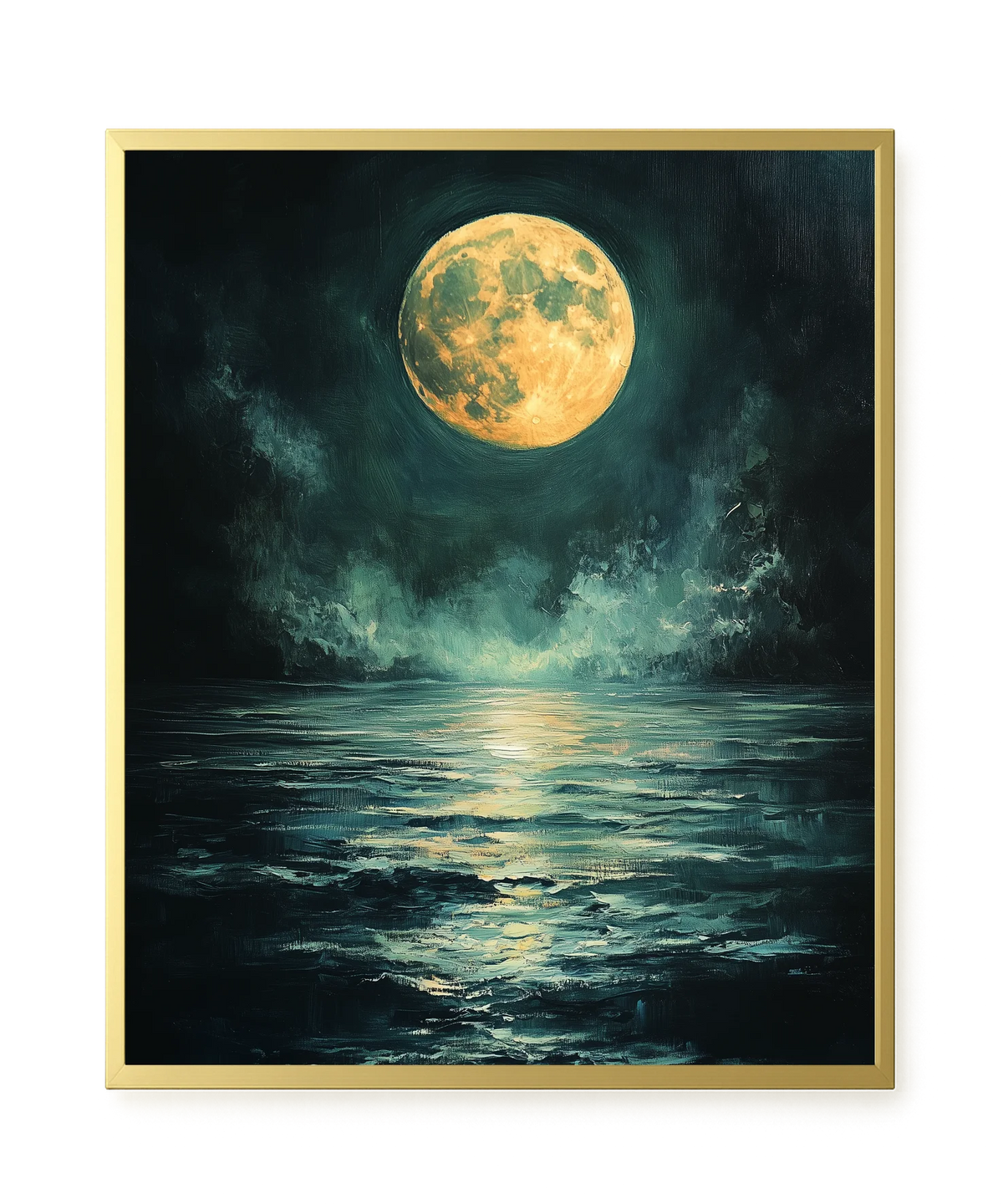Moonlit Sea Canvas Print