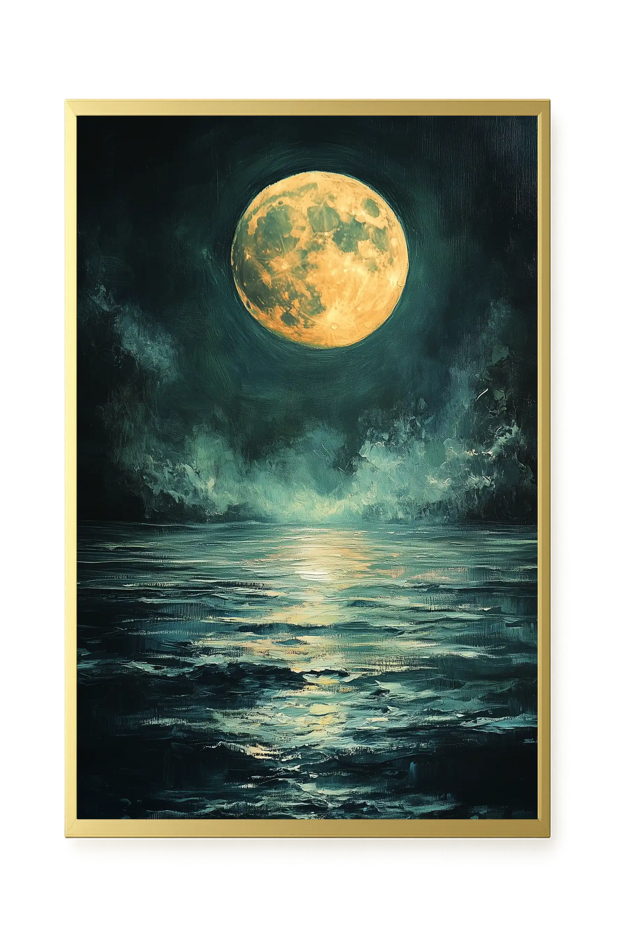 Moonlit Sea Canvas Print