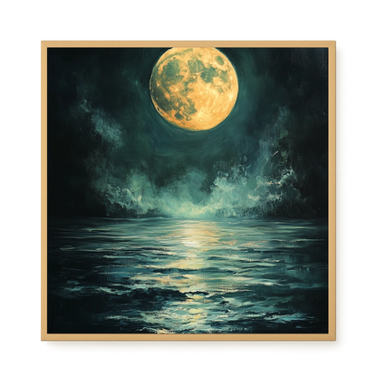 Moonlit Sea Canvas Print
