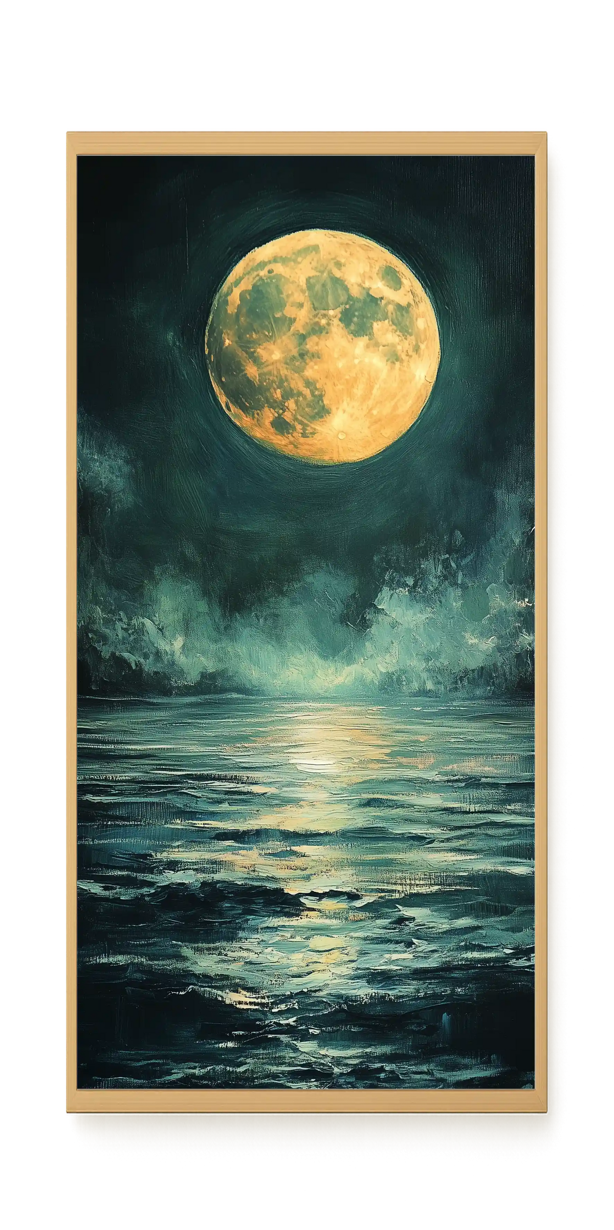 Moonlit Sea Canvas Print