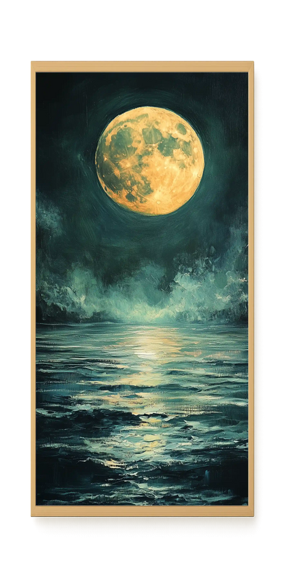 Moonlit Sea Canvas Print