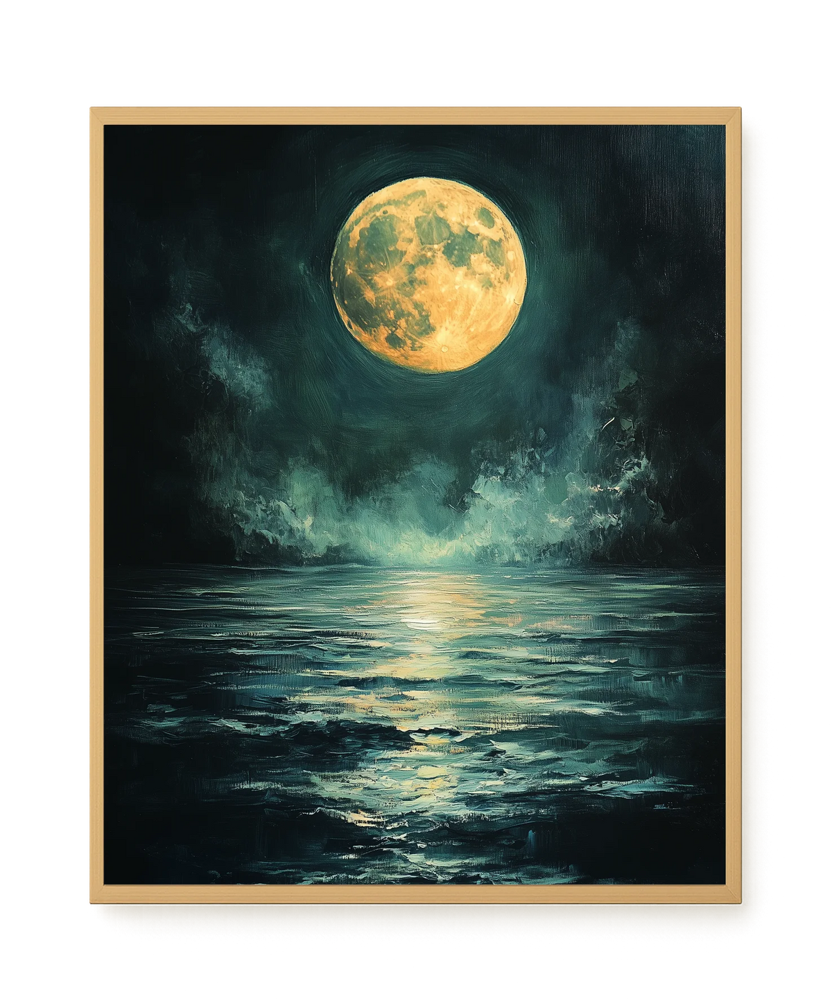 Moonlit Sea Canvas Print