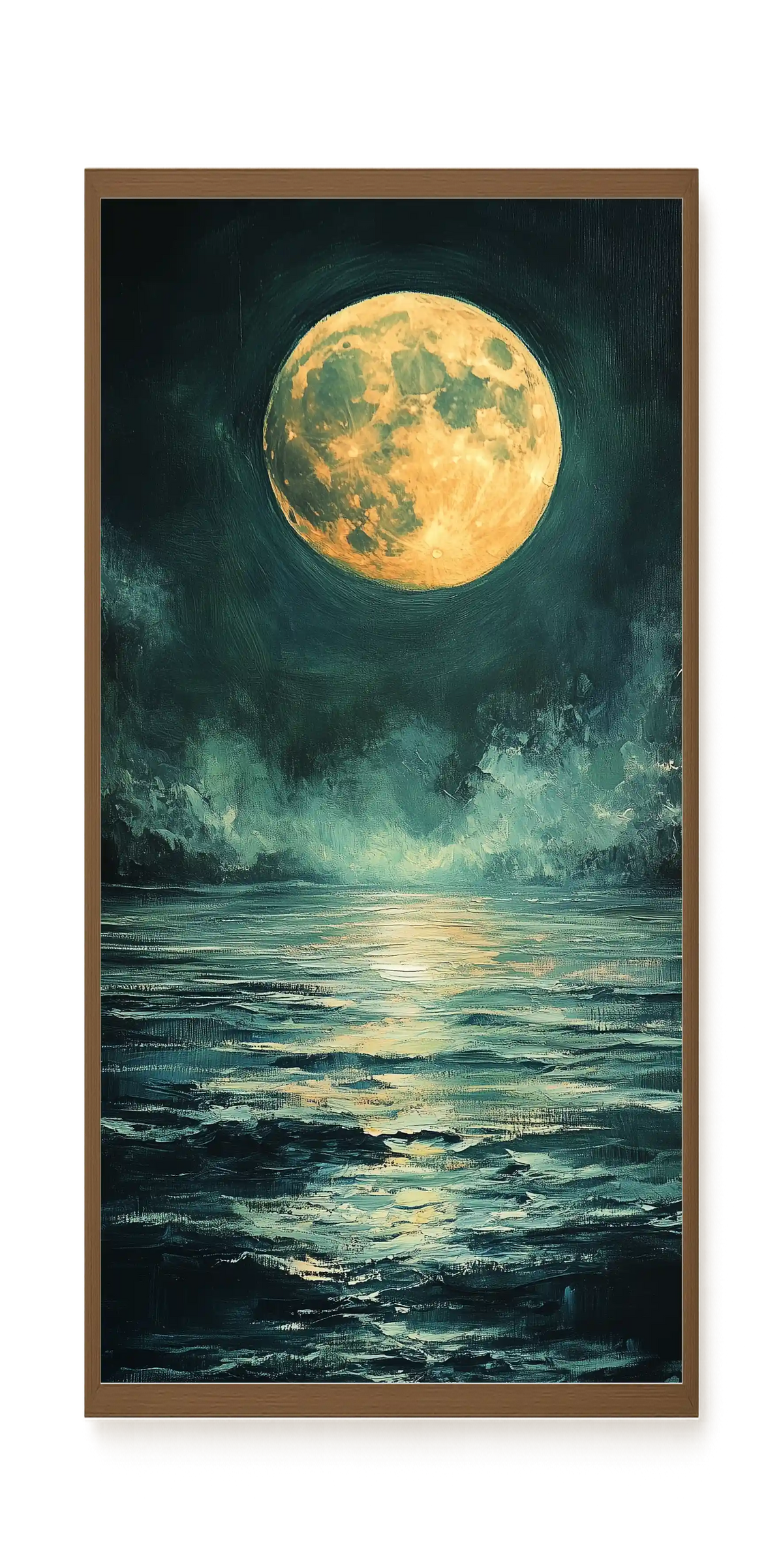 Moonlit Sea Canvas Print