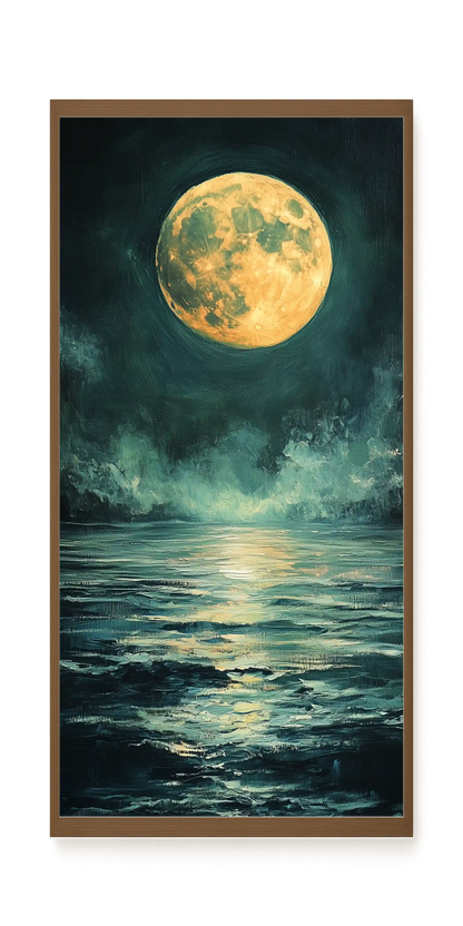 Moonlit Sea Canvas Print