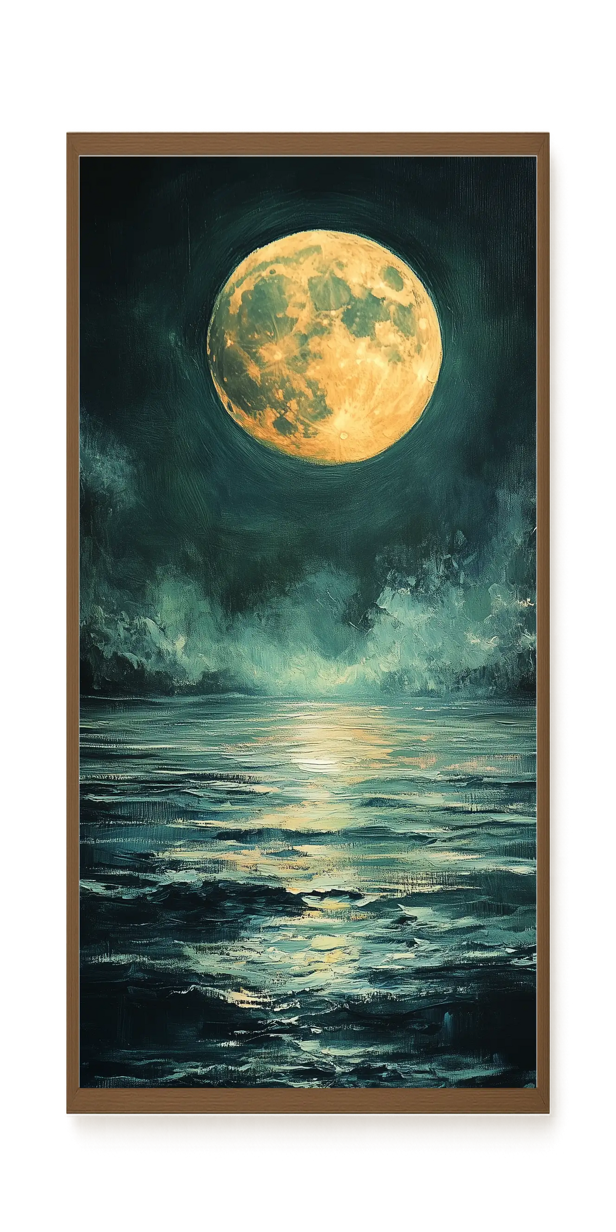 Moonlit Sea Canvas Print