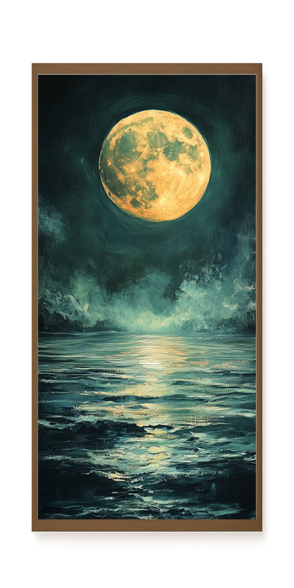Moonlit Sea Canvas Print