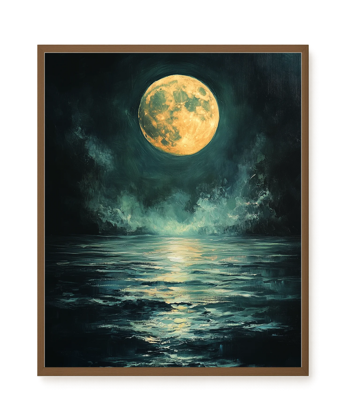 Moonlit Sea Canvas Print
