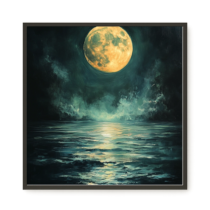 Moonlit Sea Canvas Print