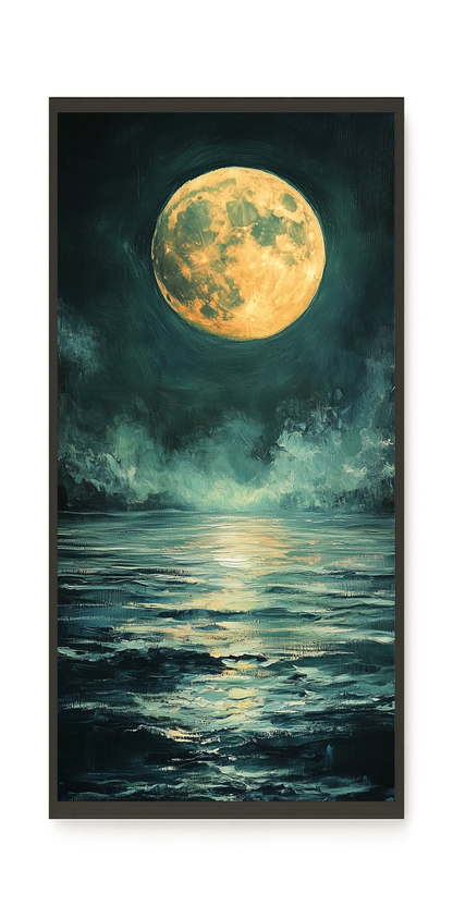 Moonlit Sea Canvas Print