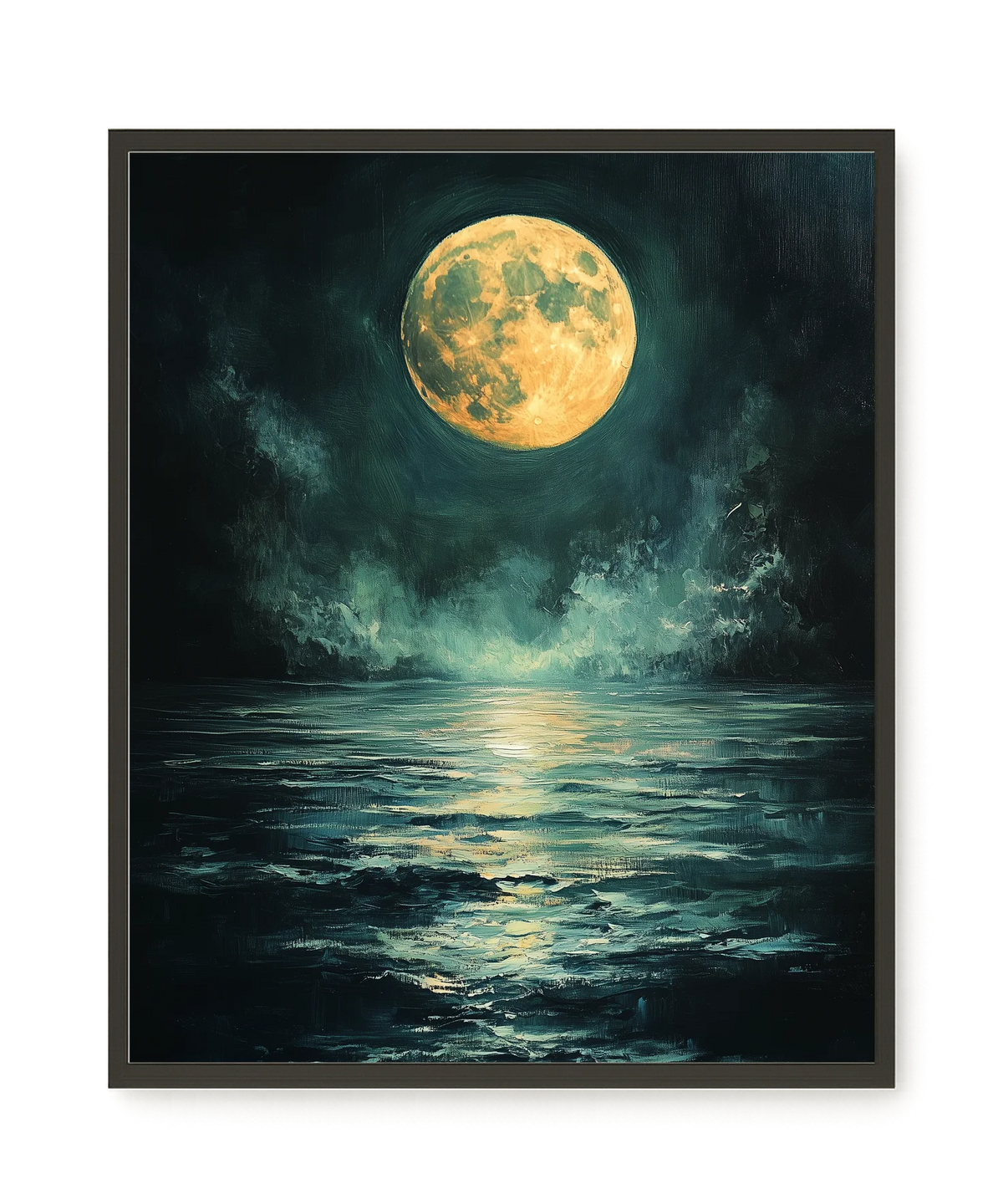 Moonlit Sea Canvas Print