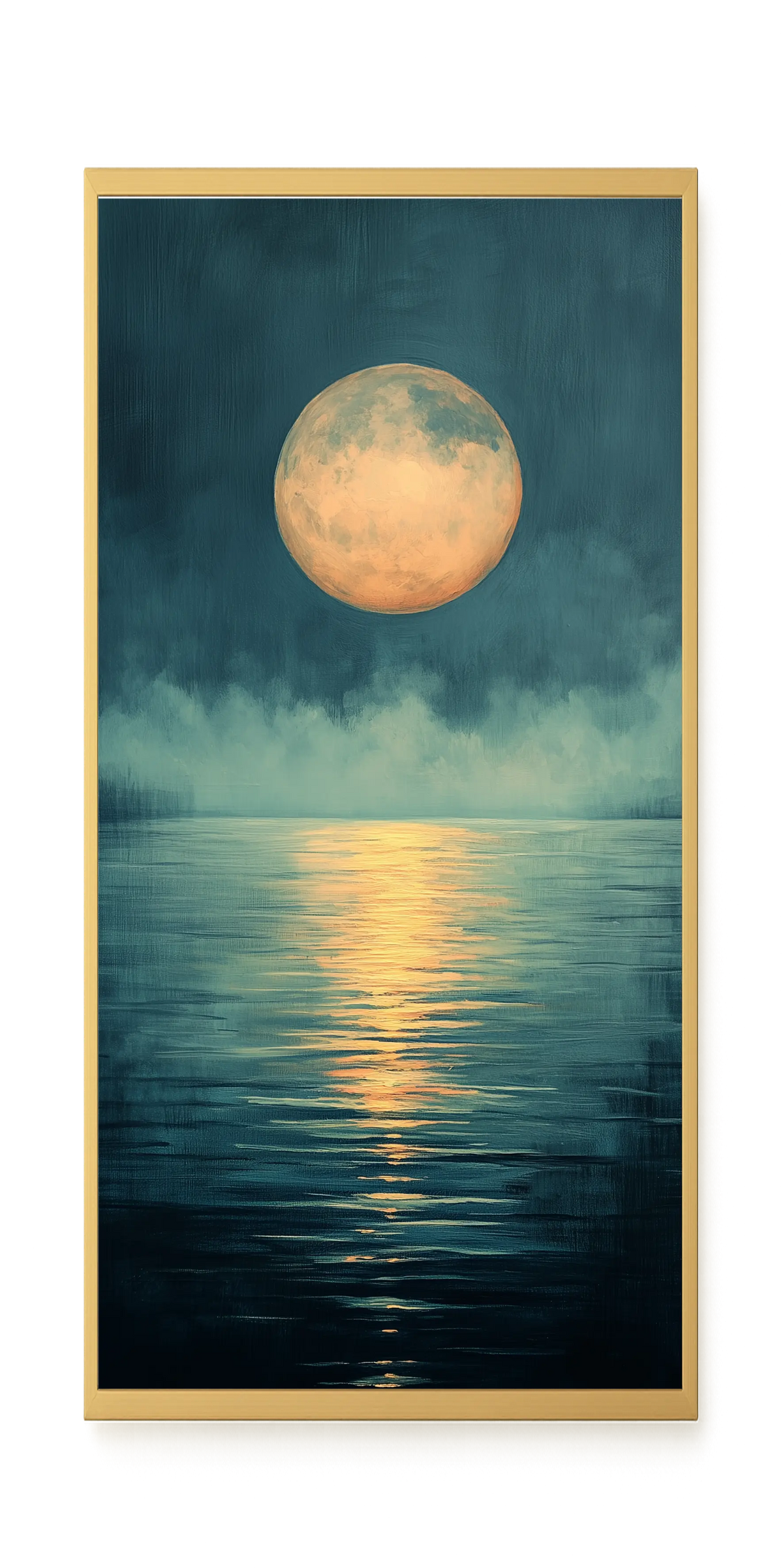 Moon Reflection Canvas Wall Art