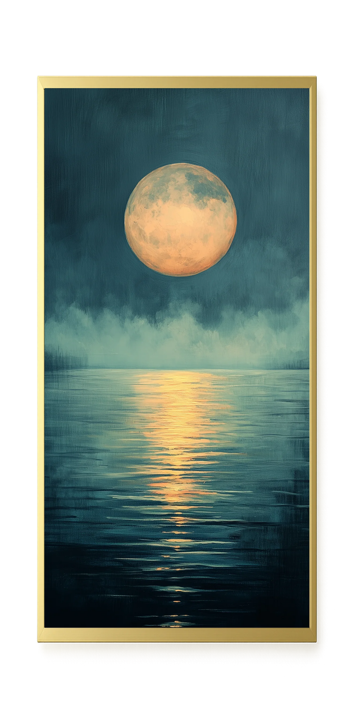 Moon Reflection Canvas Wall Art