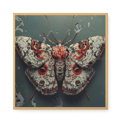 Red Moth Canvas Print