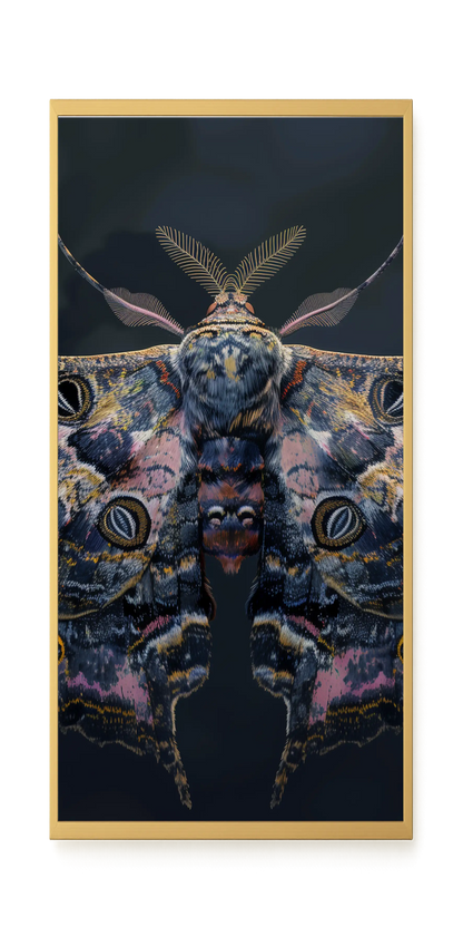 Night Moth Canvas Wall Art