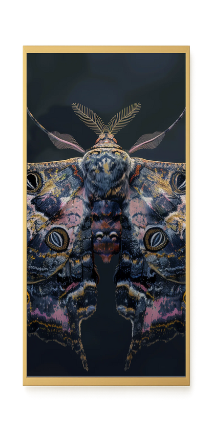 Night Moth Canvas Wall Art