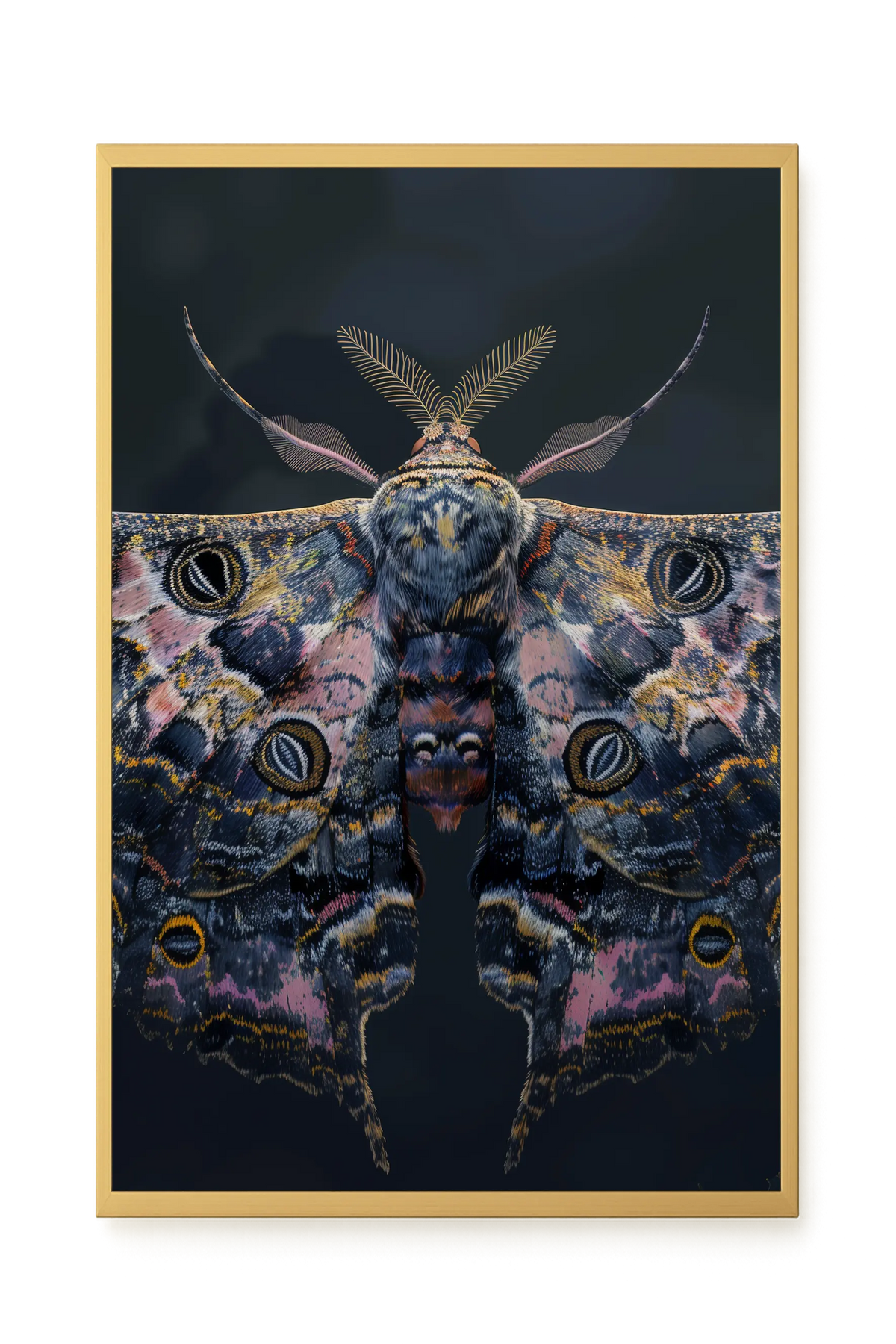 Night Moth Canvas Wall Art