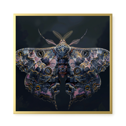 Night Moth Canvas Wall Art