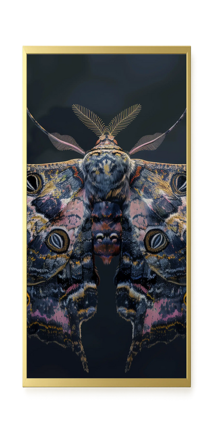 Night Moth Canvas Wall Art