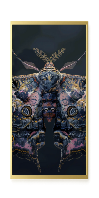 Night Moth Canvas Wall Art