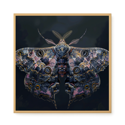 Night Moth Canvas Wall Art