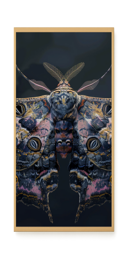 Night Moth Canvas Wall Art