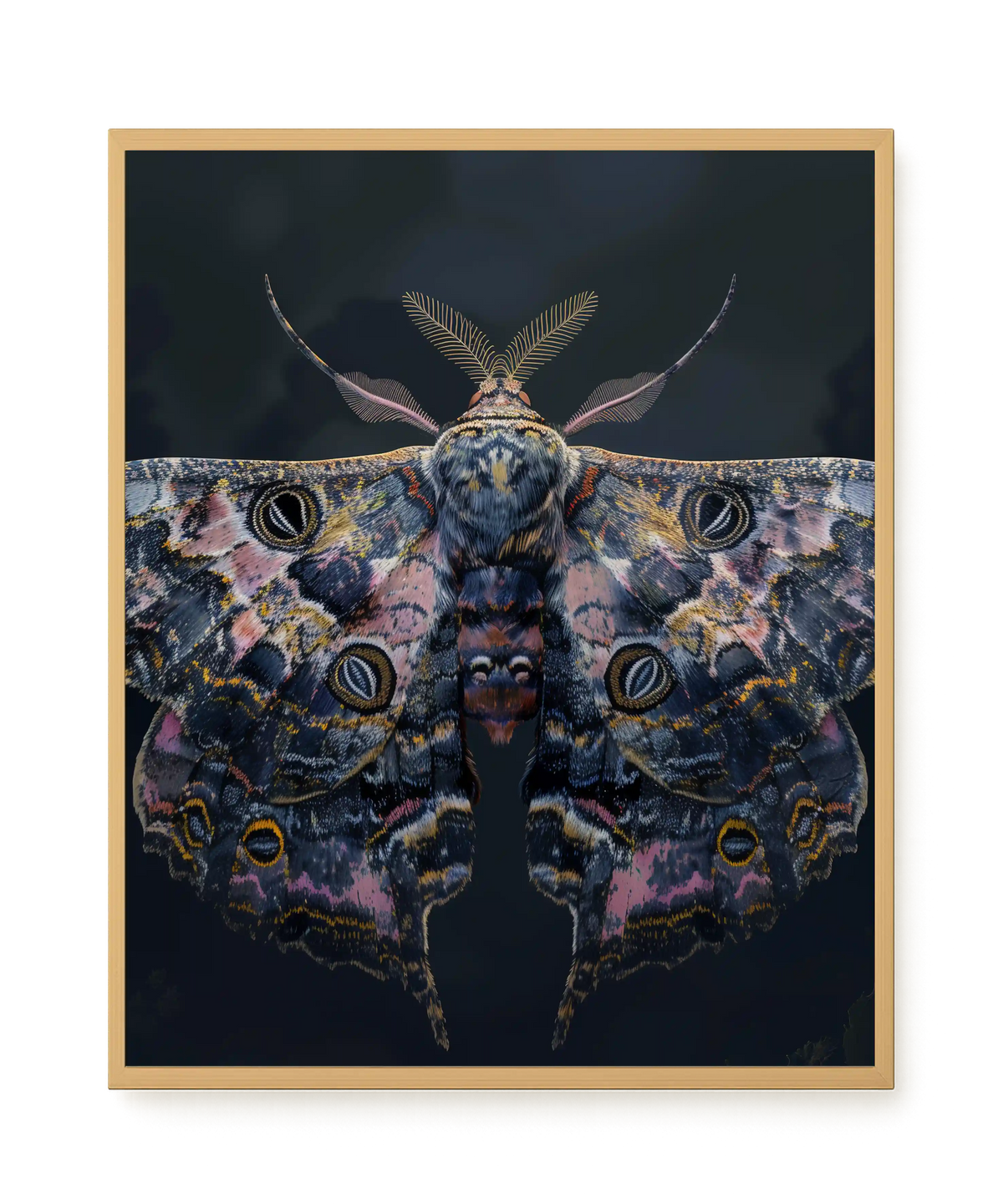 Night Moth Canvas Wall Art