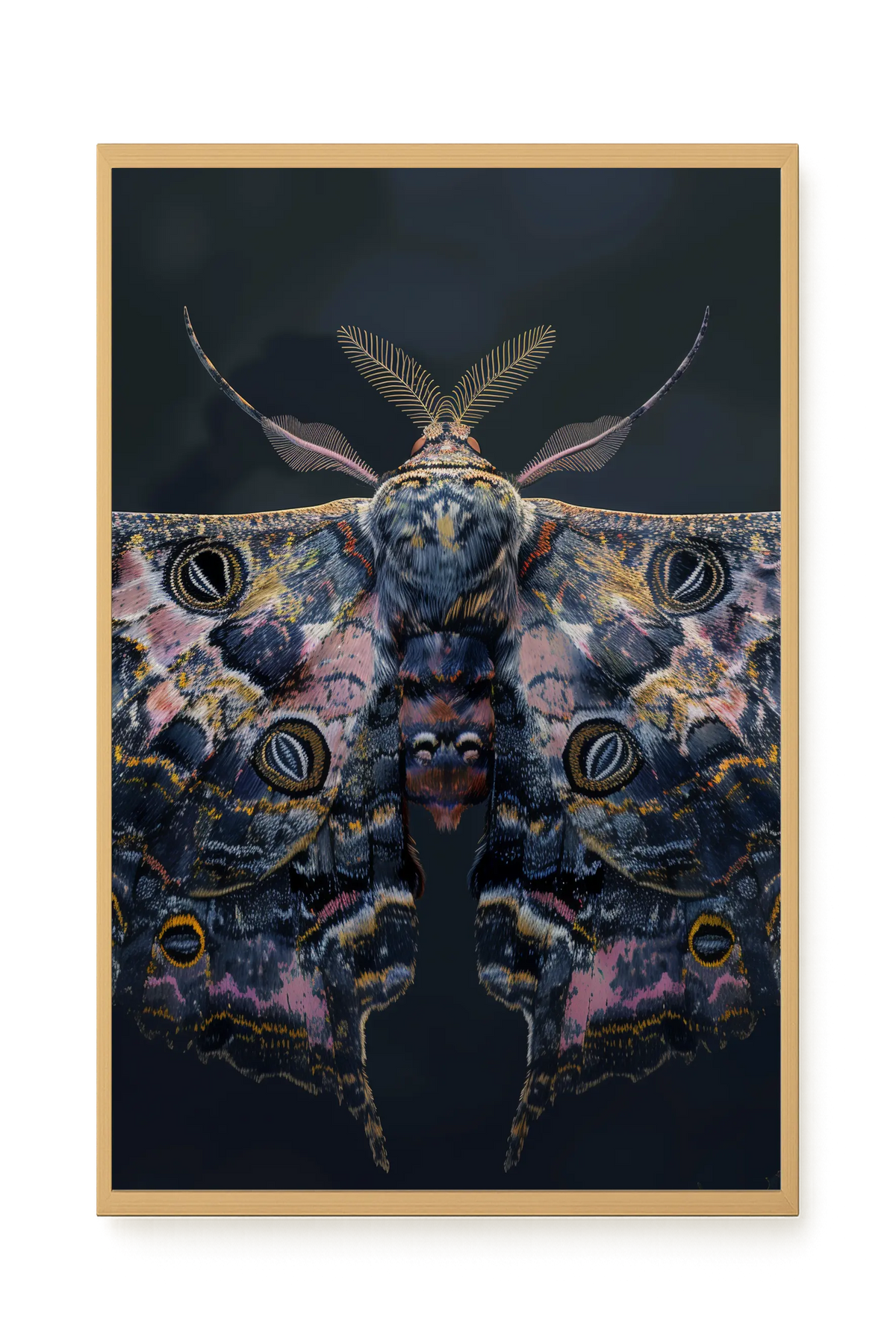 Night Moth Canvas Wall Art