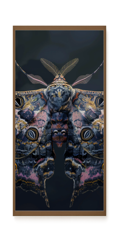 Night Moth Canvas Wall Art