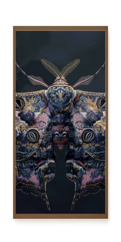 Night Moth Canvas Wall Art