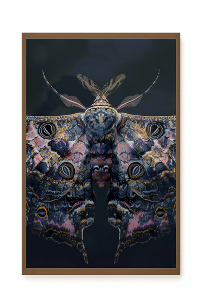 Night Moth Canvas Wall Art