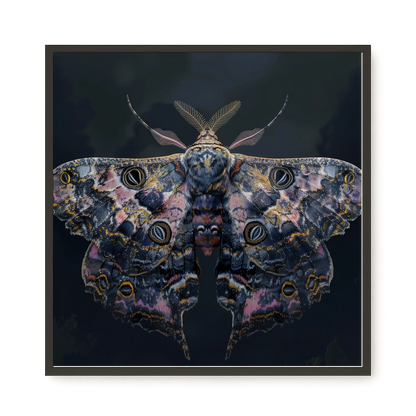Night Moth Canvas Wall Art