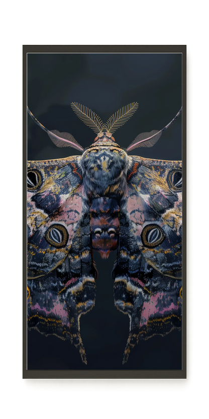Night Moth Canvas Wall Art