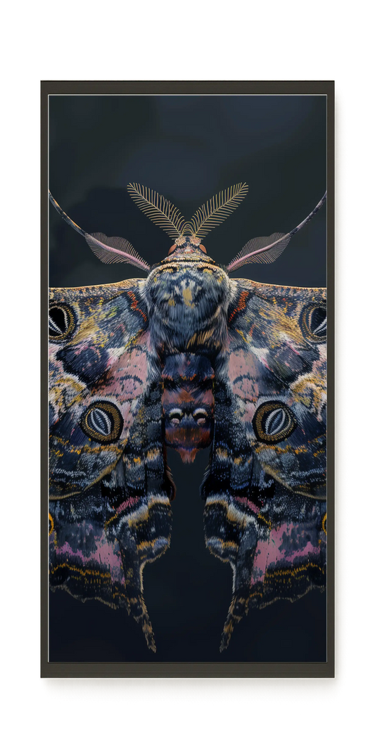 Night Moth Canvas Wall Art