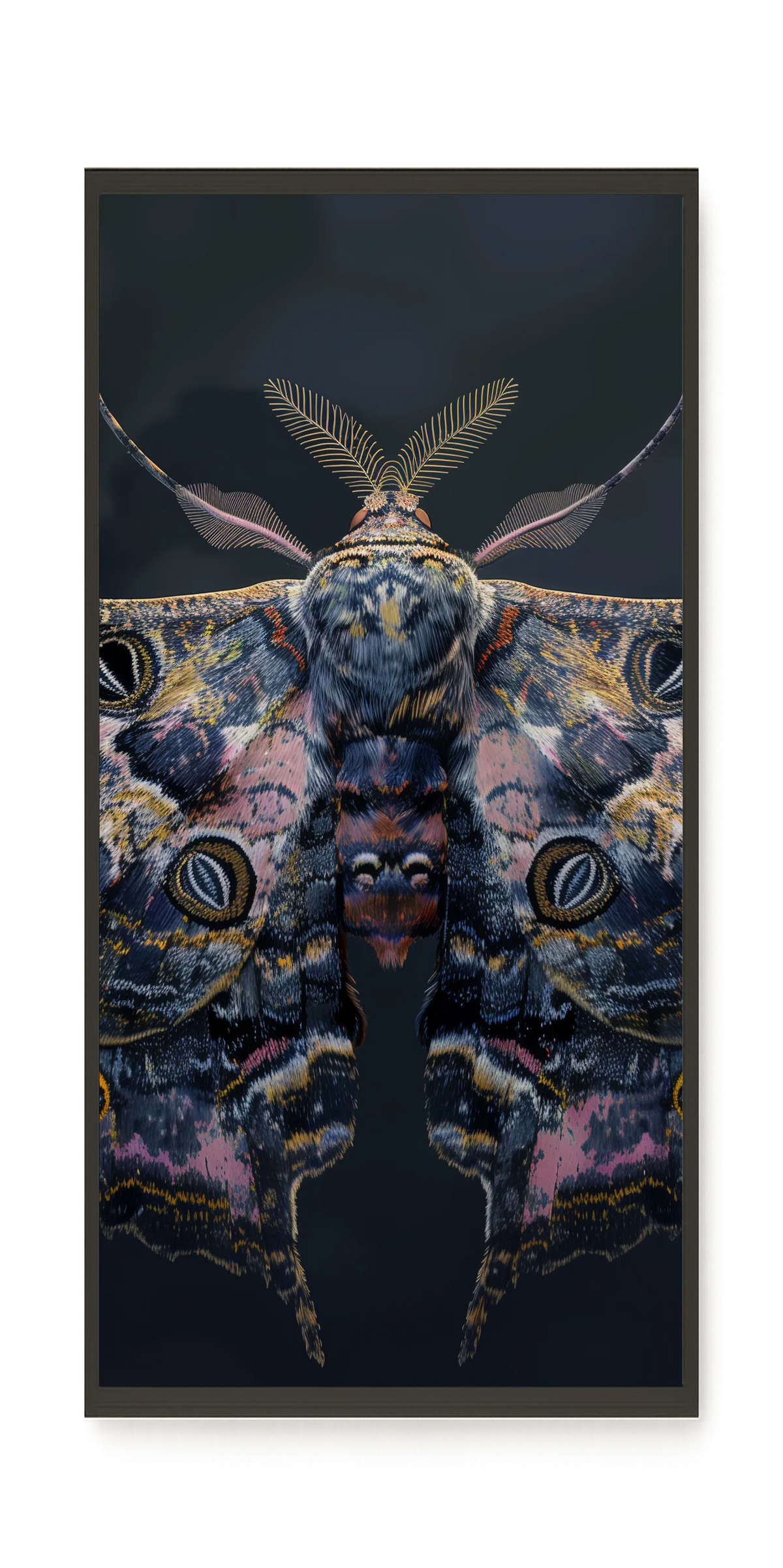 Night Moth Canvas Wall Art