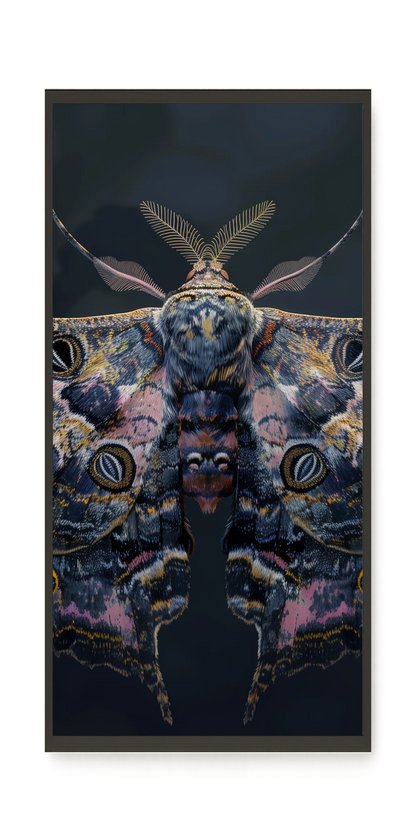 Night Moth Canvas Wall Art