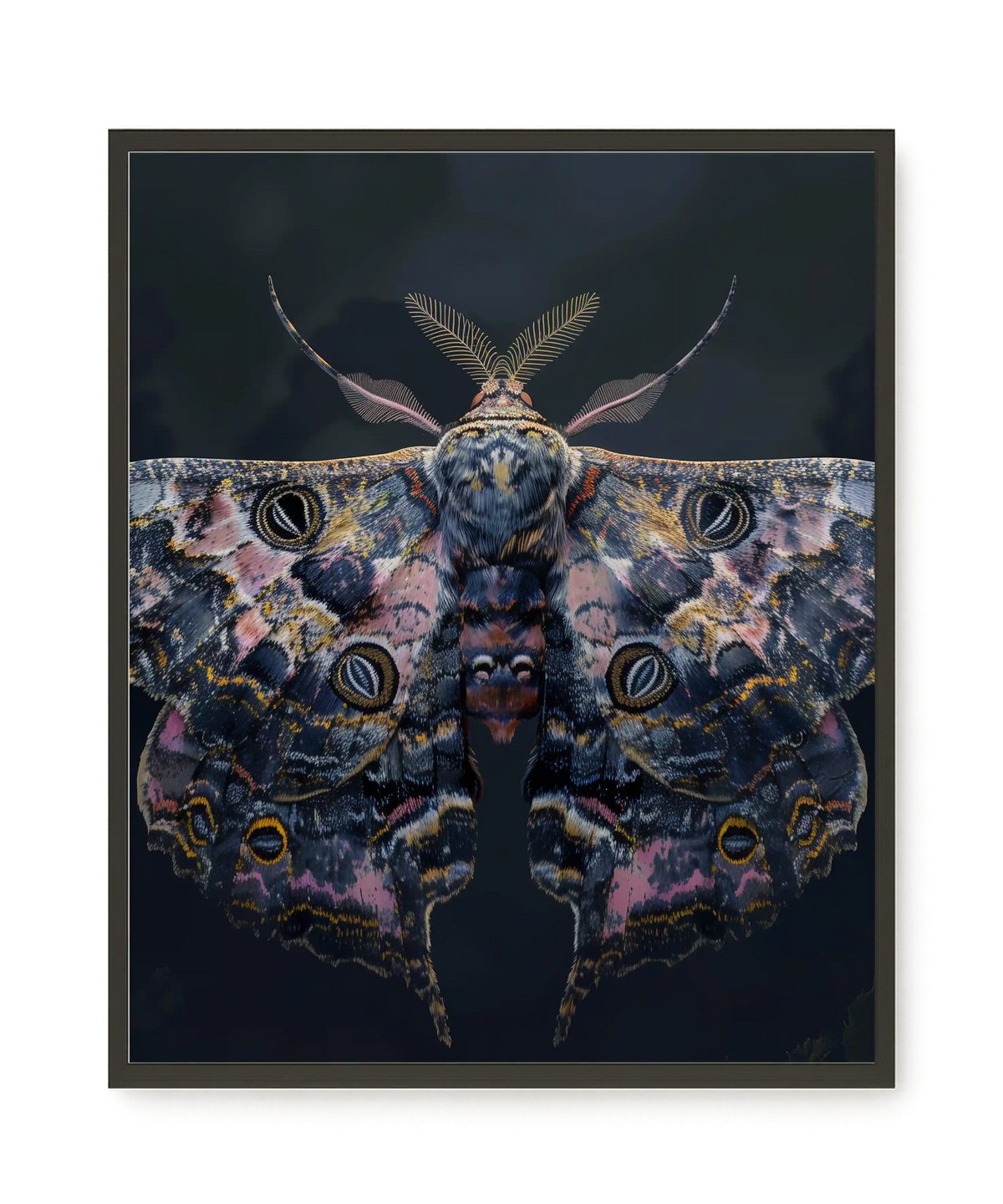 Night Moth Canvas Wall Art
