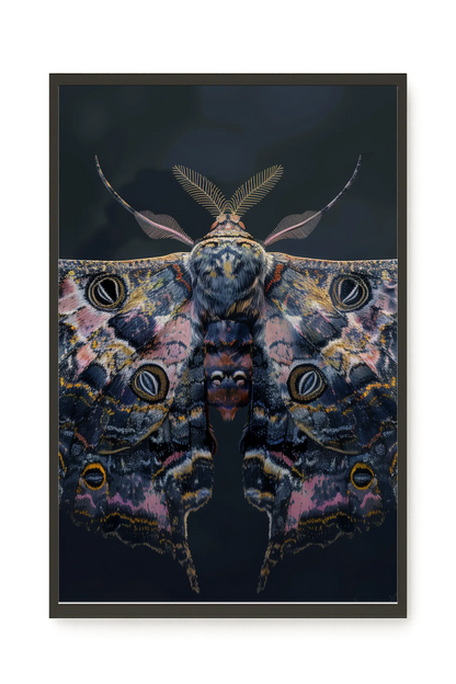 Night Moth Canvas Wall Art