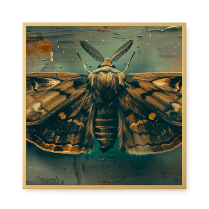 Golden Moth Canvas Print