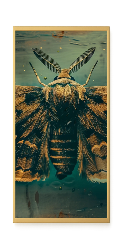 Golden Moth Canvas Print