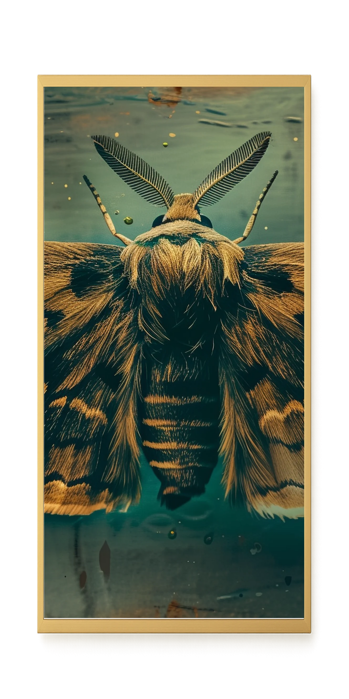 Golden Moth Canvas Print