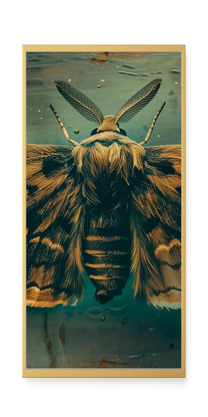 Golden Moth Canvas Print