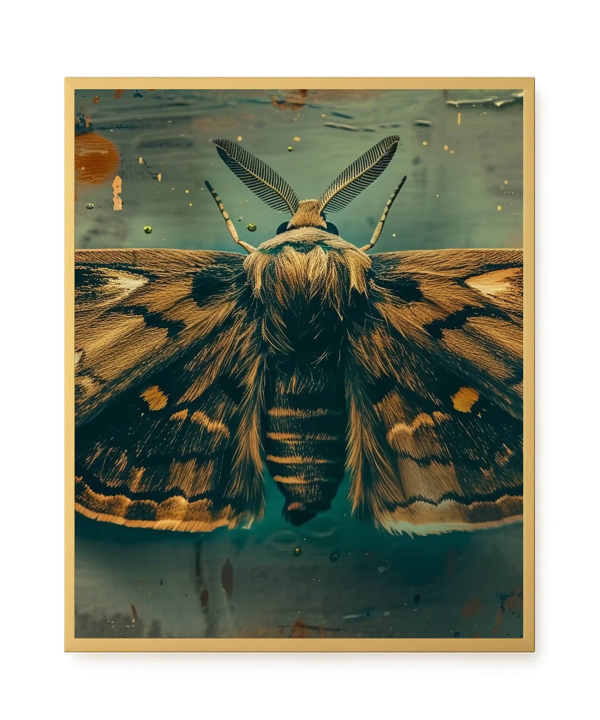Golden Moth Canvas Print