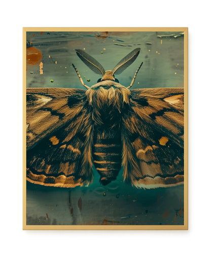 Golden Moth Canvas Print
