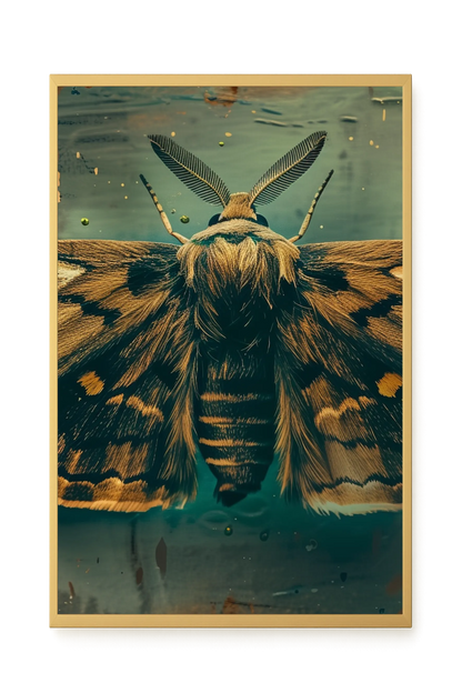 Golden Moth Canvas Print