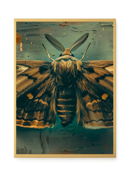 Golden Moth Canvas Print