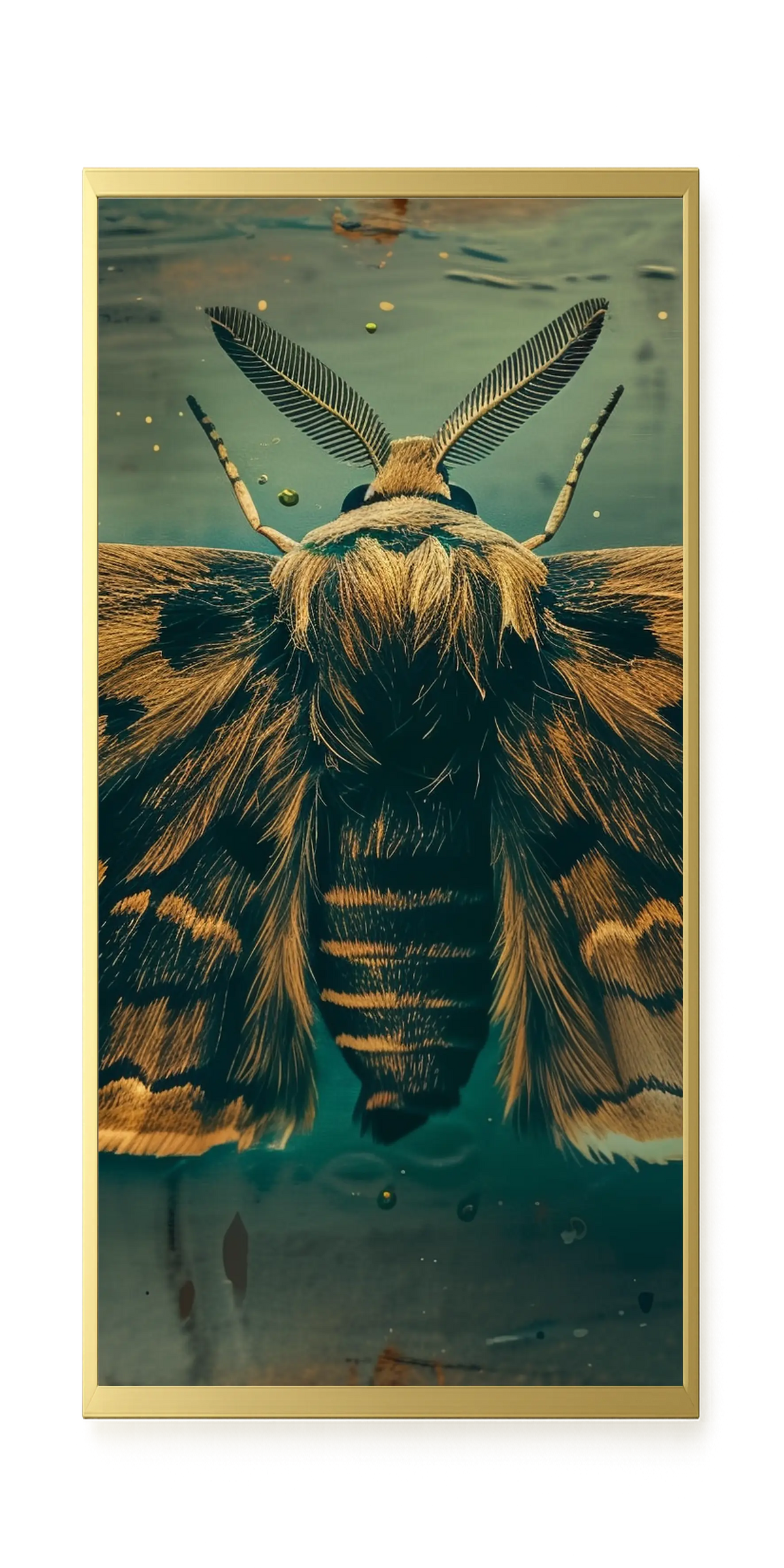 Golden Moth Canvas Print