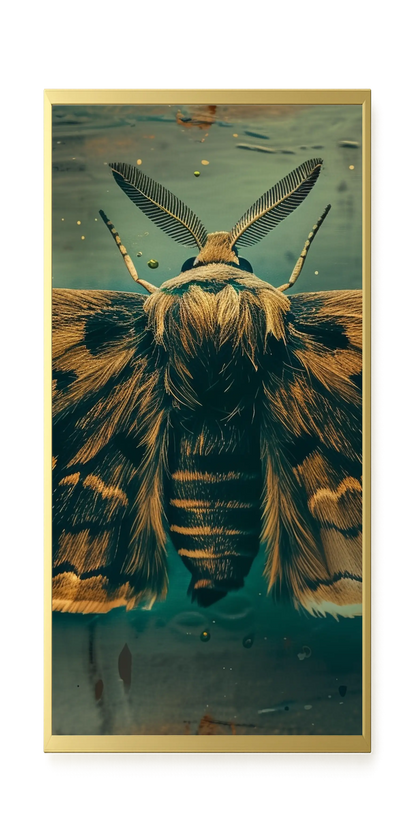 Golden Moth Canvas Print
