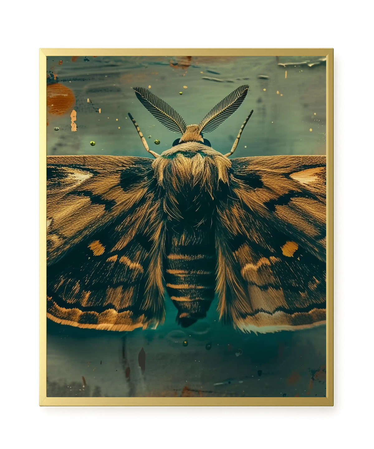 Golden Moth Canvas Print