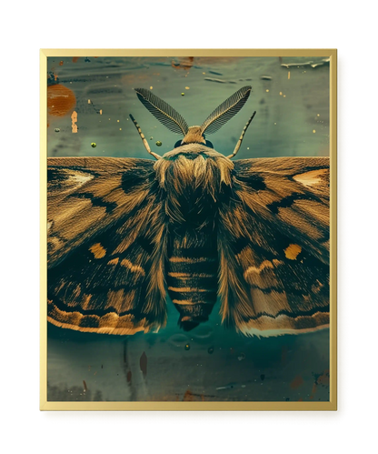 Golden Moth Canvas Print