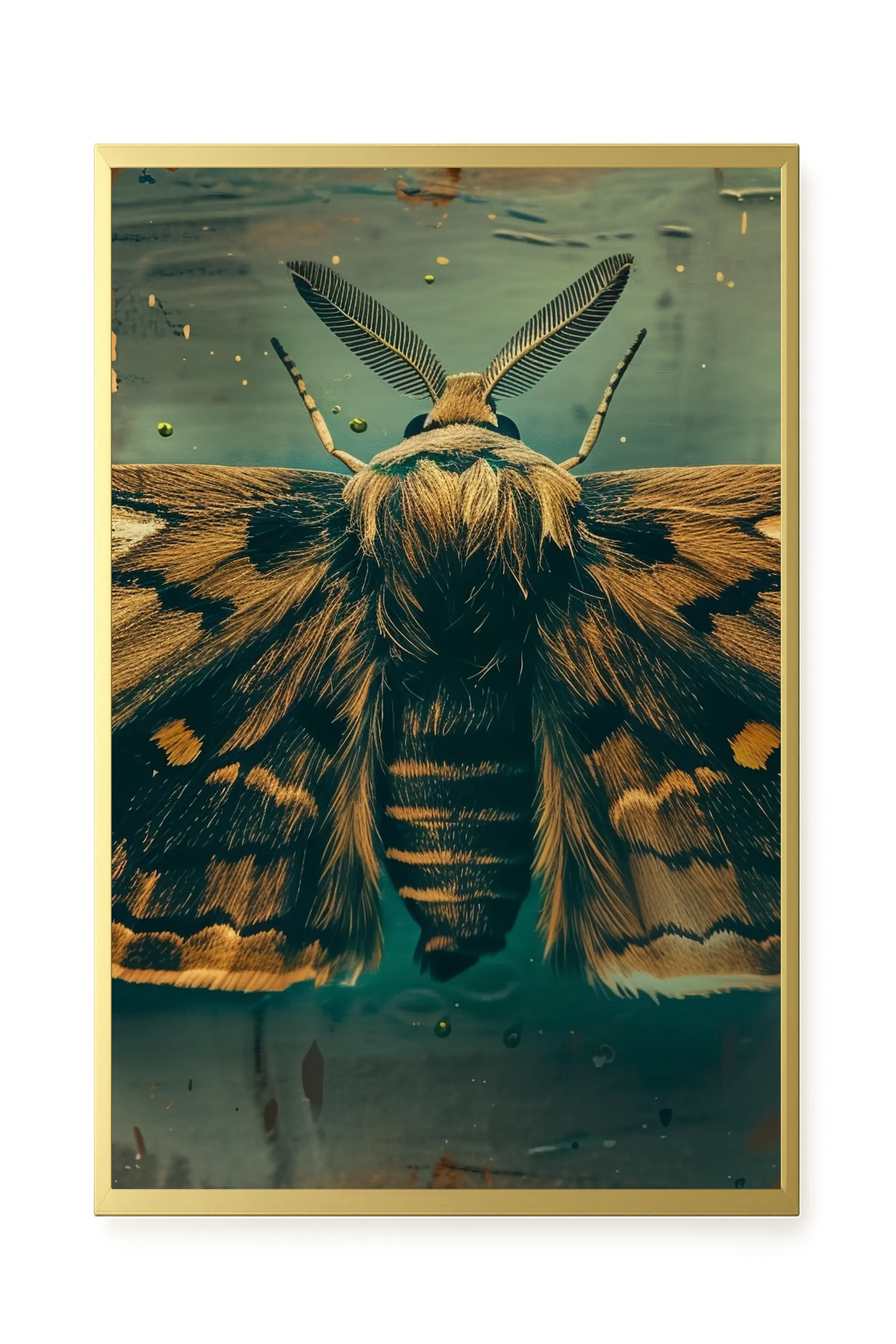 Golden Moth Canvas Print